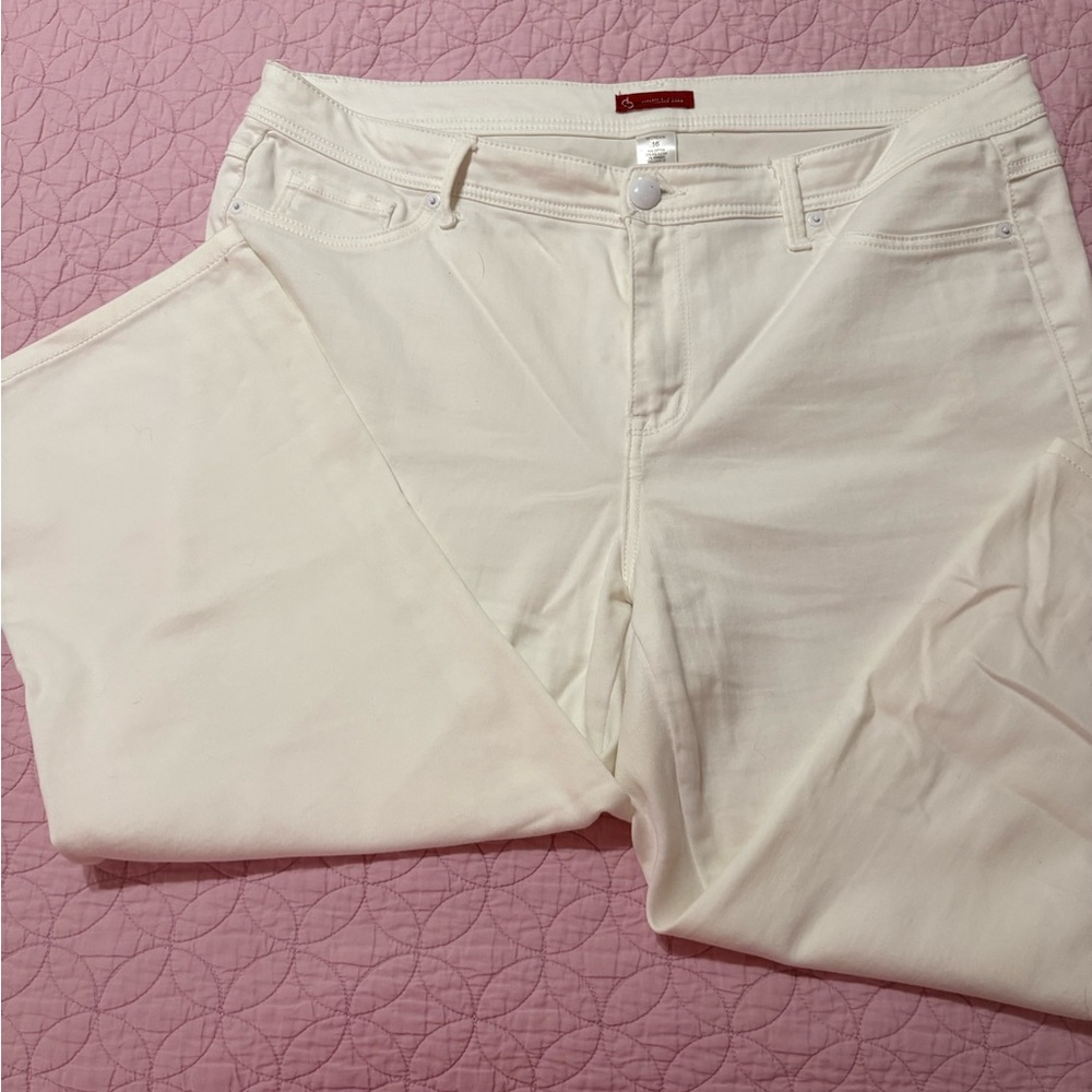 Elegant white Ankle Jeans